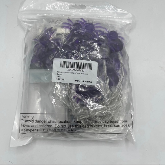 Halloween Spider and Skull Decoration String LED Lights - Picture 10 of 10